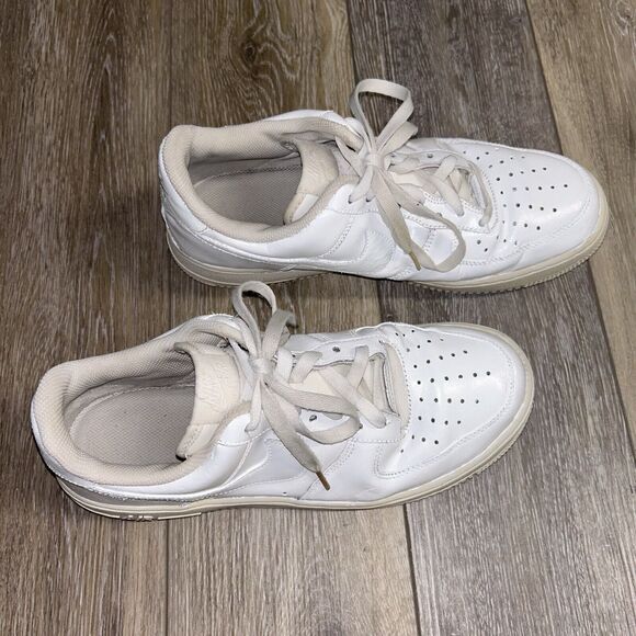 Nike Men’s US Size 9 Air Force 1 Low Triple White Shoes 315122-111 Repainted - Picture 3 of 15